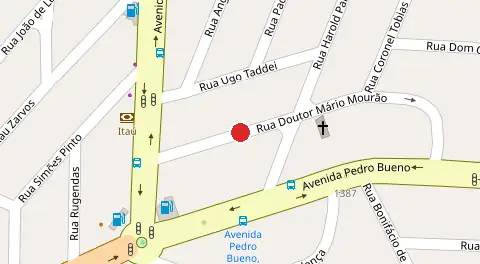 Mapa da localização
