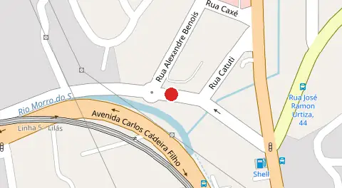 Mapa da localização
