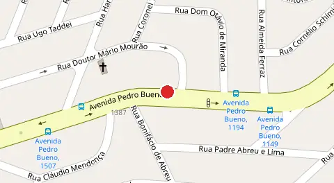 Mapa da localização