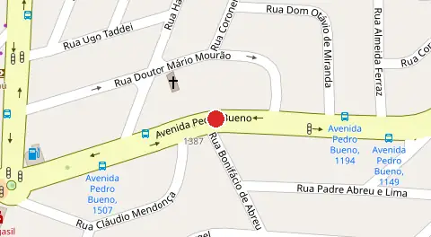 Mapa da localização