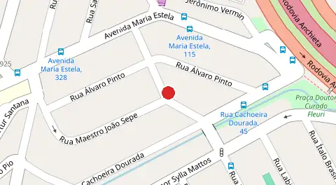 Mapa da localização