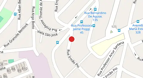 Mapa da localização