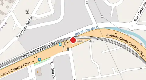 Mapa da localização