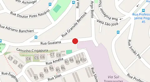 Mapa da localização