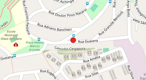 Mapa da localização