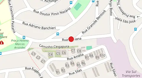 Mapa da localização