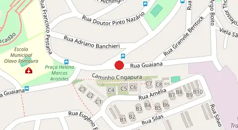 Mapa da localização