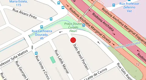 Mapa da localização