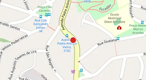 Mapa da localização