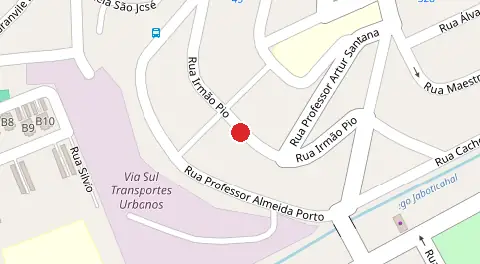 Mapa da localização