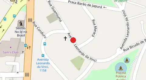Mapa da localização