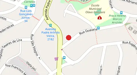 Mapa da localização