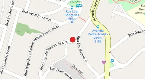 Mapa da localização