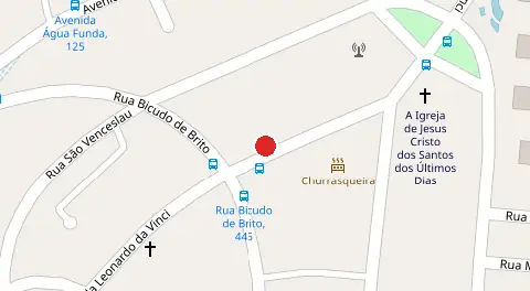 Mapa da localização