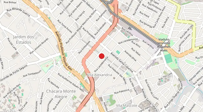 Mapa de Vila Mascote