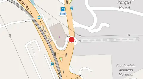 Mapa da localização
