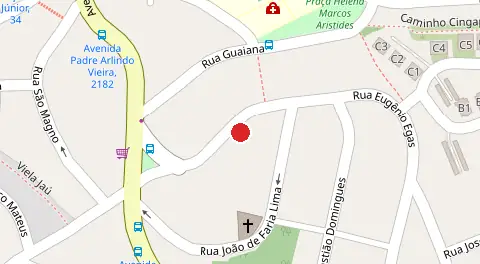 Mapa da localização