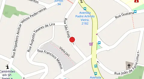 Mapa da localização