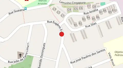 Mapa da localização
