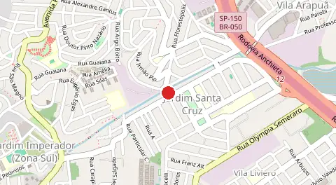 Mapa de Jardim Santa Cruz