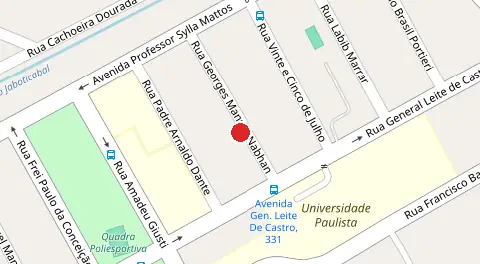Mapa da localização