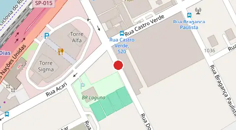Mapa da localização