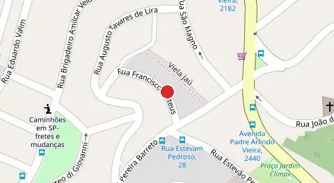 Mapa da localização