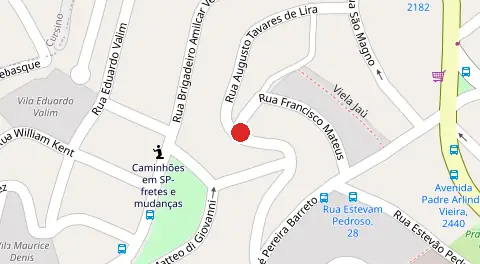Mapa da localização