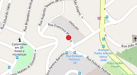 Mapa da localização