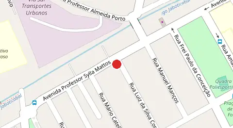 Mapa da localização