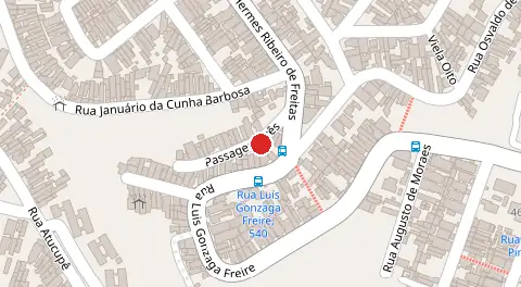 Mapa da localização