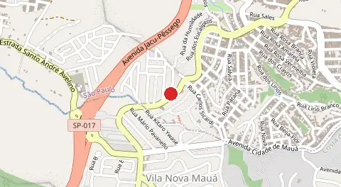 Mapa de Vila Nova Maua