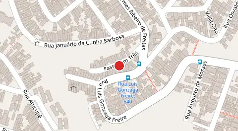 Mapa da localização