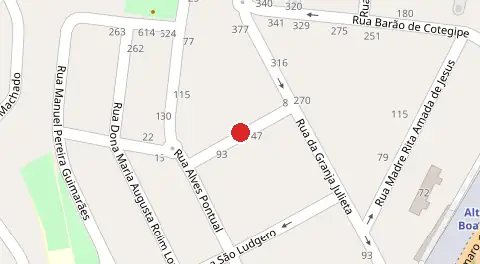 Mapa da localização