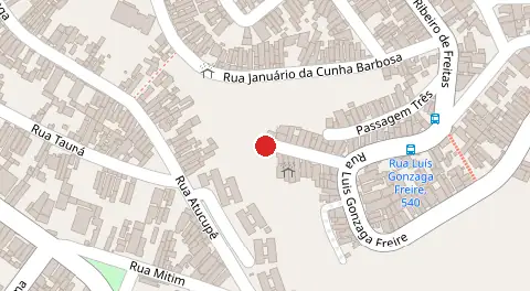 Mapa da localização