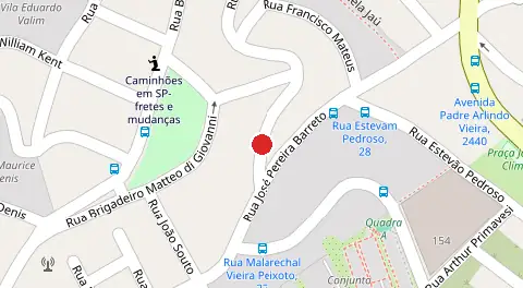 Mapa da localização
