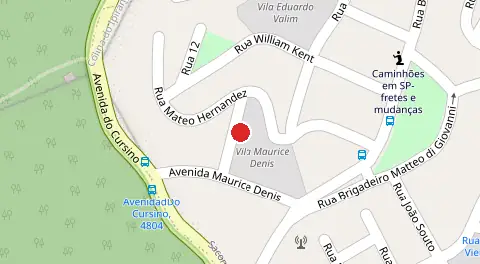Mapa da localização