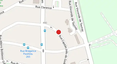 Mapa da localização