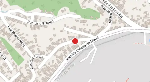 Mapa da localização