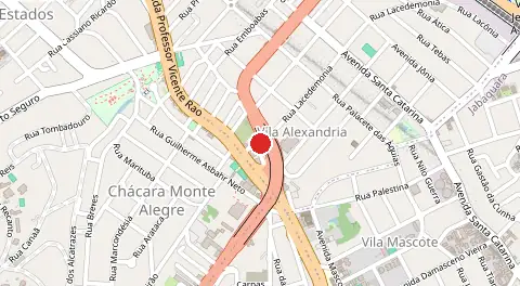 Mapa de Vila Alexandria