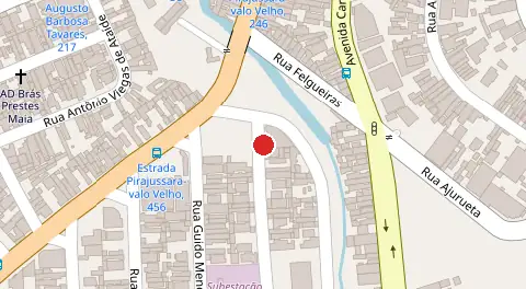 Mapa da localização