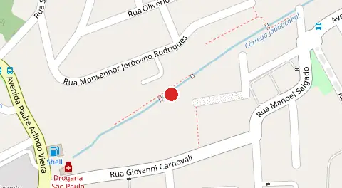 Mapa da localização