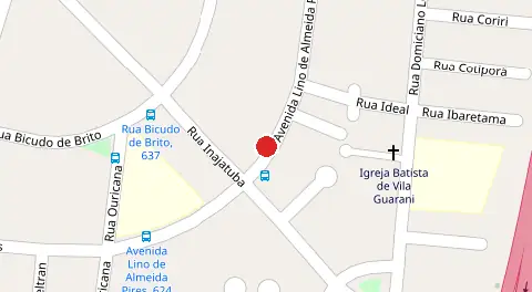 Mapa da localização