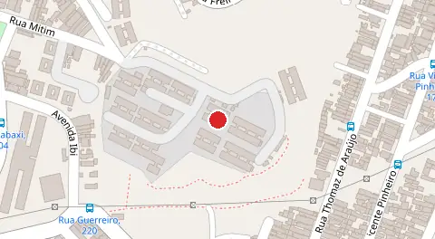 Mapa da localização