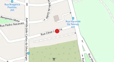 Mapa da localização