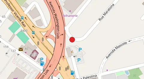 Mapa da localização