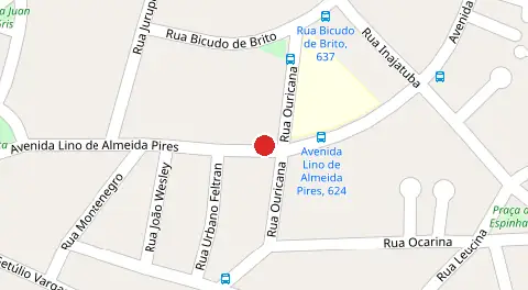 Mapa da localização