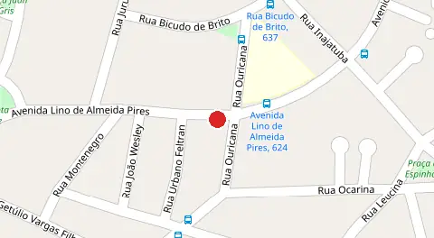 Mapa da localização