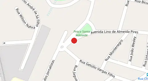Mapa da localização