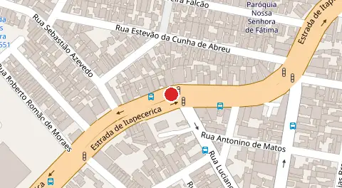 Mapa da localização